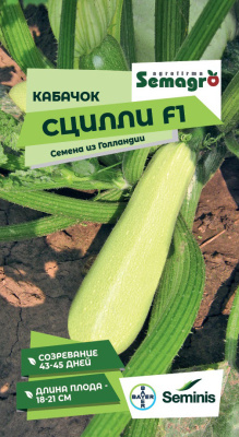 Семена кабачка Сцилли F1 : 5шт Seminis